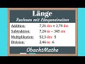 Länge: Rechnen mit Längeneinheiten (plus minus mal geteilt) | ganz einfach erklärt | ObachtMathe Mp3 Song