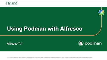 Using Podman with Alfresco