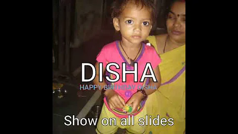 Happy birthday disha