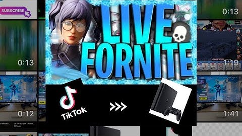 comment  faire un live TIK TOK depuis SA PS4 - Tutoriel simple