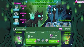 Defeat Chrysalis game !limited time prize! | MLP Game