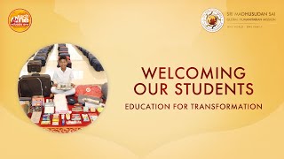 Welcoming Our Students | Sri Sathya Sai Loka Seva Gurukulam screenshot 3