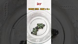Easy DIY Walnut Shell Craft 💫#2 🐢l#shorts#diy#easycraft#claycraft