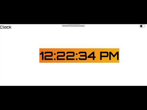 Digital clock using HTML,CSS and Javascript.