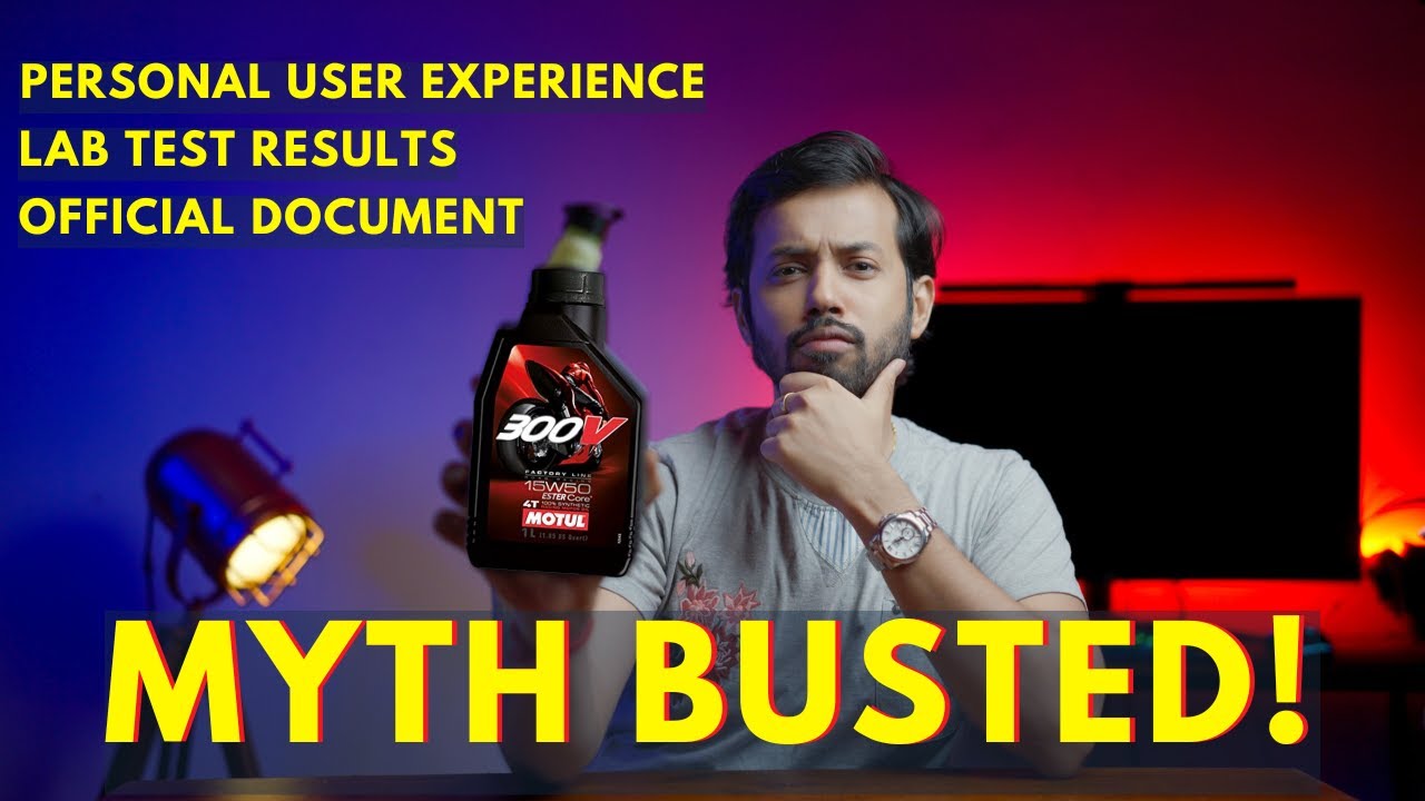 MOTUL 300V Engine Oil Myth Busted with Lab Test Results & Official Proof – The Truth Revealed!