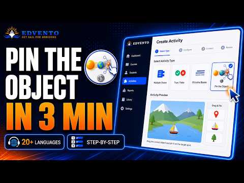 How to Create a Pin the Object Activity in Edvento