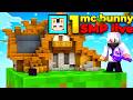 FIRST HOUSE in MC Bunny 🏡 | Minecraft LIVE 🔴 | Join Free & Play With Me!
