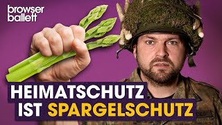 Spargel stechen fürs Vaterland