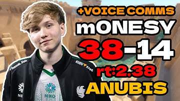 🔥m0NESY (38-14) rt:2.38 SoloQ +VOICE COMMS l NA FACEIT RANKED (anubis) | #cs2 #pov