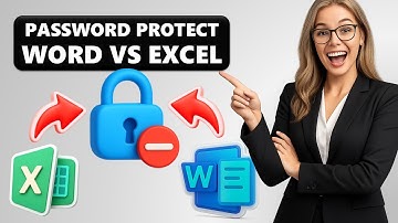 WORD vs EXCEL: bestanden met een wachtwoord beveiligen | MICROSOFT ENCRYPTION-gids