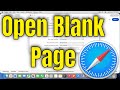 How To Open Blank Page Homepage in Safari [Guide]