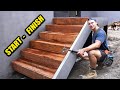 How to build stairs  the complete job from start to finish