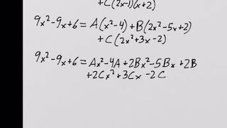 Lecture 21A: Partial Fractions