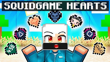 Squid Game With CUSTOM HEARTS in Minecraft!