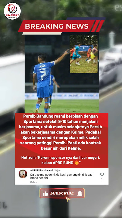 Wih Pake Brand Internasional Sekarang 🔥💙 #bobotoh #persib #liga1 #pssi #trending #fyp