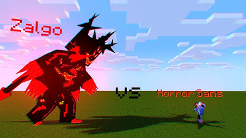 Horror Sans vs Zalgo (HALLOWEEN SPECIAL)