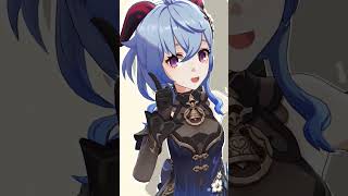 Ganyu Dancing Doodle Song! #ganyu #甘雨 #genshin #genshinimpact #animation