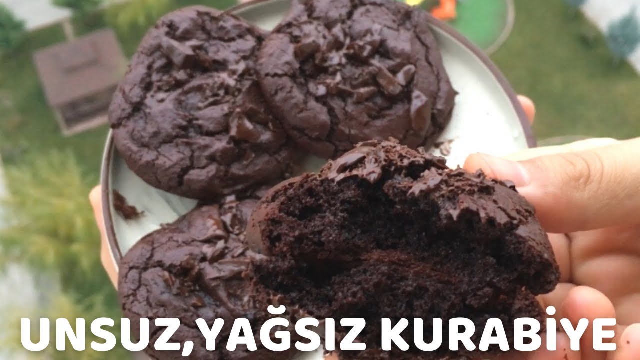 UNSUZ, YAĞSIZ, ŞEKERSİZ DİYET KURABİYE | Diyet Tatlı Tarifleri, Fit Tarifler