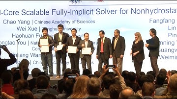 Chinese Supercomputing Application Wins Gordon Bell Prize in USA
