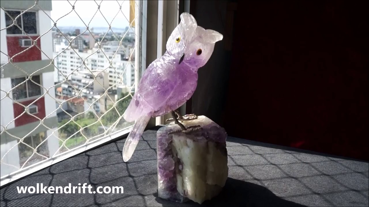 Eule Owl Amethyst