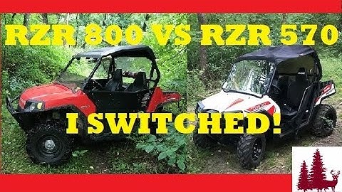 RZR 800 vs RZR 570 I Switched