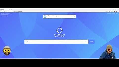 How to register a .ETH address (ENS-Ethereum Name Services)