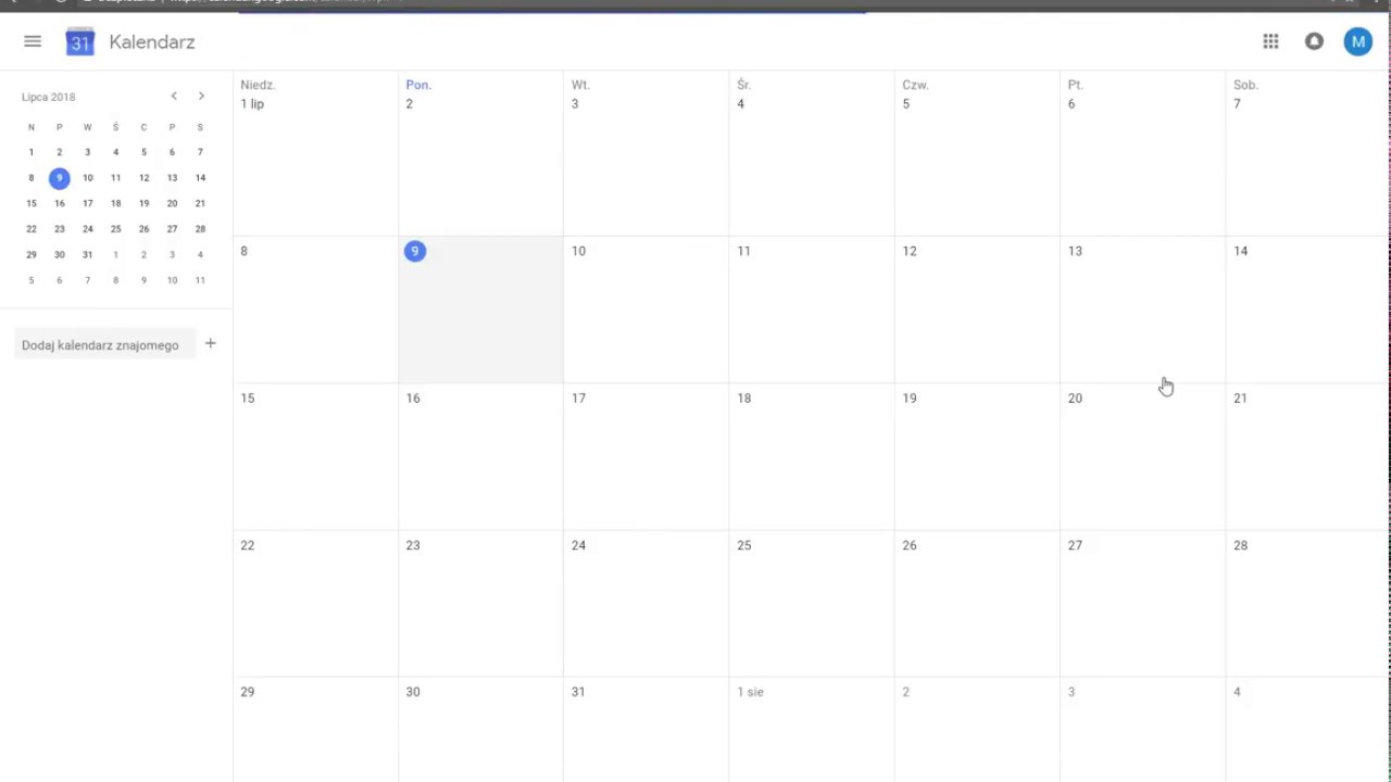 Jak dodać kalendarze w Google Calendar? - YouTube
