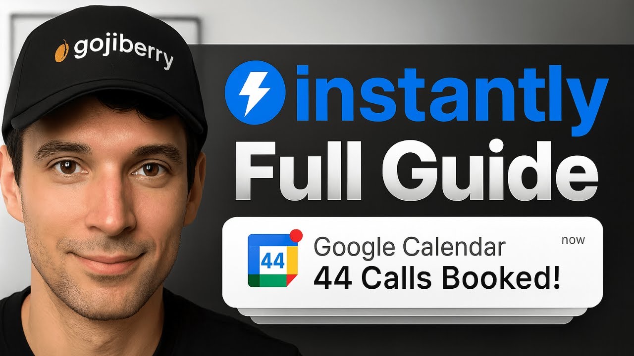 How to Send 3000 Cold Emails a Day (Easy Tutorial with Instantly and GojiberryAI)