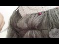 [206pro]Tutorial - Yarn doll hair for crochet doll (Part 2 - Sewing)