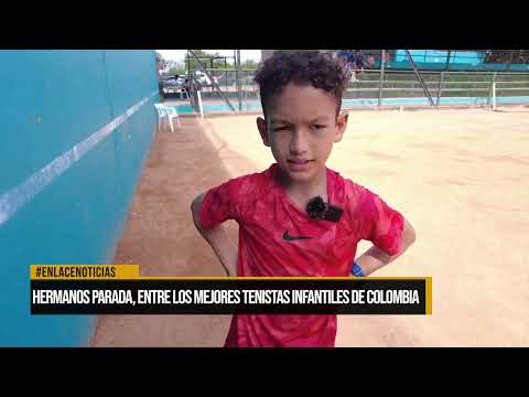 Hermanos Parada, entre los mejores tenistas infantiles de Colombia