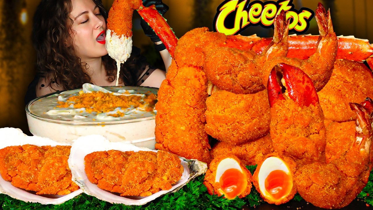 Cheese Cheetos King Crab Seafood Mukbang | Insane Flavor Combo You Won't Believe!