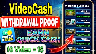 🚀Video Cash Earn Money Daily App Withdrawal Proof 🔥🤑 VideoCash App Real Or Fake💰Ads Watch Earn Money screenshot 4