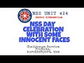 A day with some innocent faces  50th nss day celebration  nss unit 424  gmbhss kunnamkulam