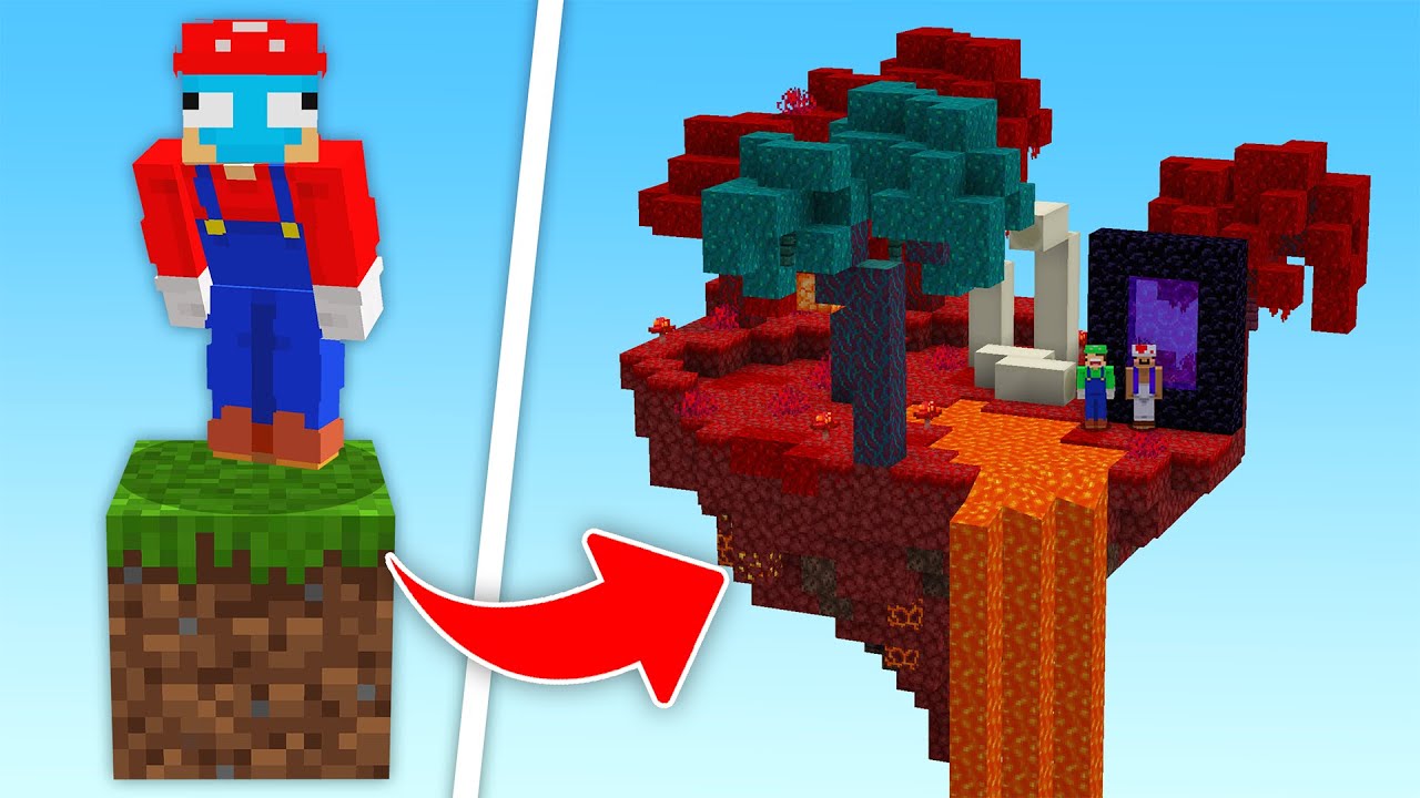 Minecraft, But It's One Nether Block...