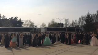 Davison High students celebrate prom 2016 at Spartan Stadium