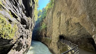 Magnificent Aare Gorge near Meiringen in Switzerland