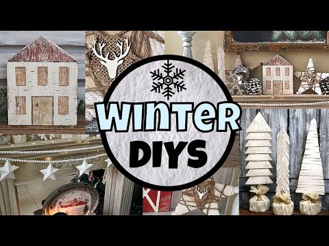 FARMHOUSE WINTER DIYS/RUSTIC