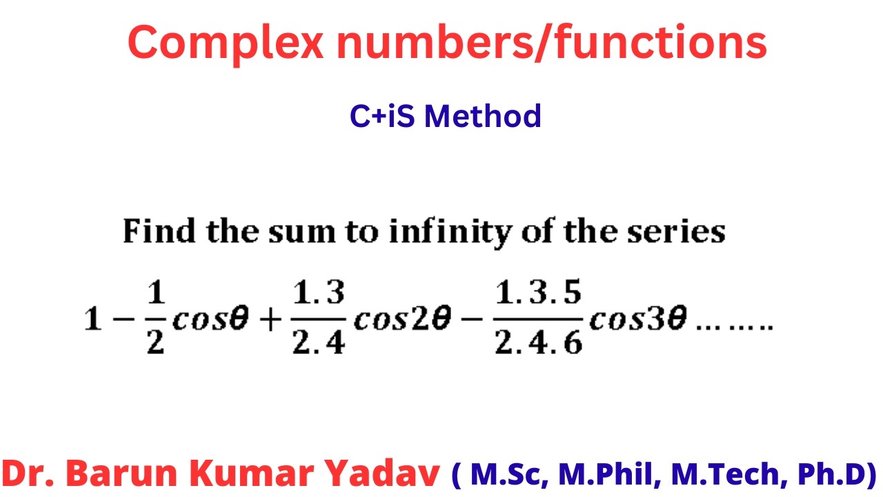 cis Method in Complex Numbers | De Moivre Theorem | cosθ + i sinθ | c ...