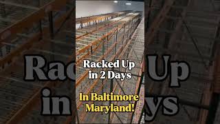 Warehouse Buyers Club | 3PL Pallet Rack Install | Baltimore, Maryland #palletracking #3PL