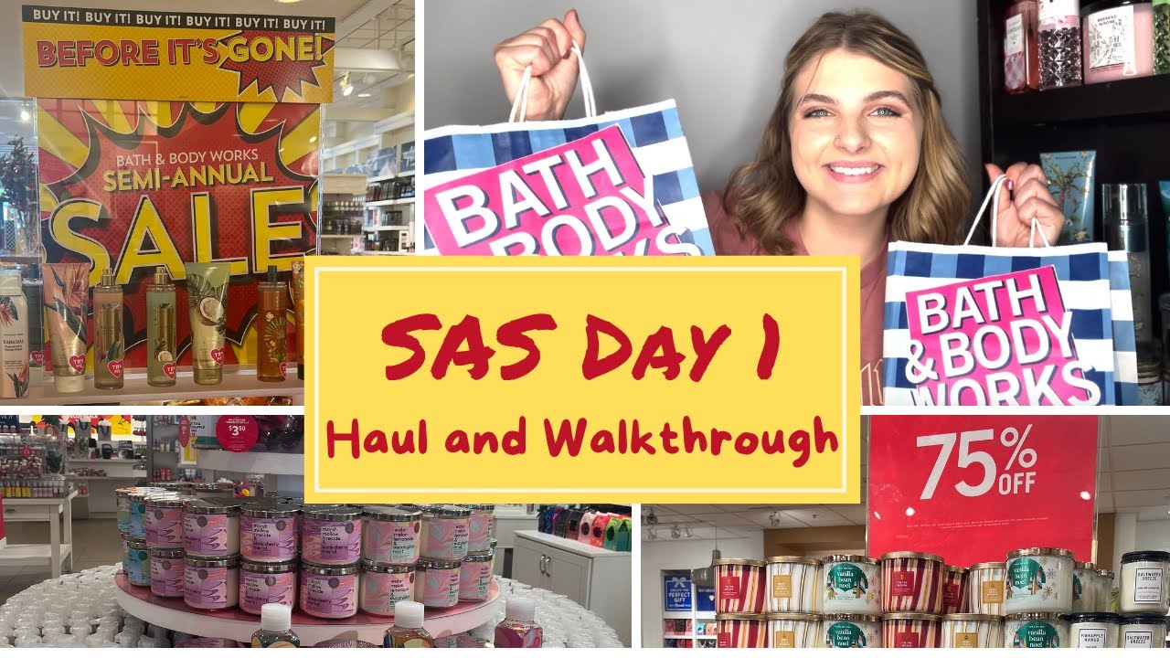 Summer Bath and Body Works Semi Annual Sale Day 1 Store Walkthrough and Haul | Summer 2023