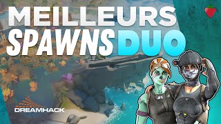 LES MEILLEURS SPAWNS FORTNITE EN DUO ( SPAWNS SAFE POUR LES TOURNOIS , DREAMHACK , ... )