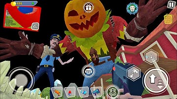 Dark Riddle MOD MENU APK🧨New Year ( Mod 999999999 PUMPKIN HEAD )  NEW LAND 🧨 Part 5