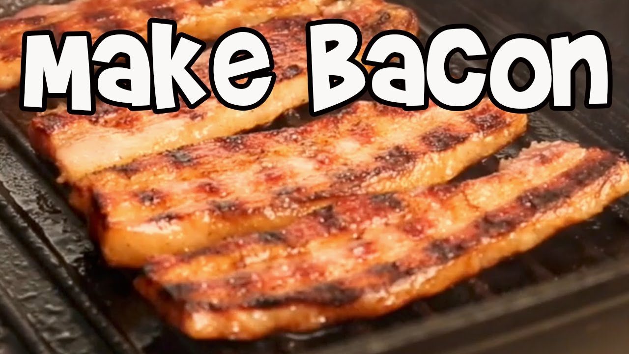 How to easily make bacon at home in a Weber Kettle - YouTube