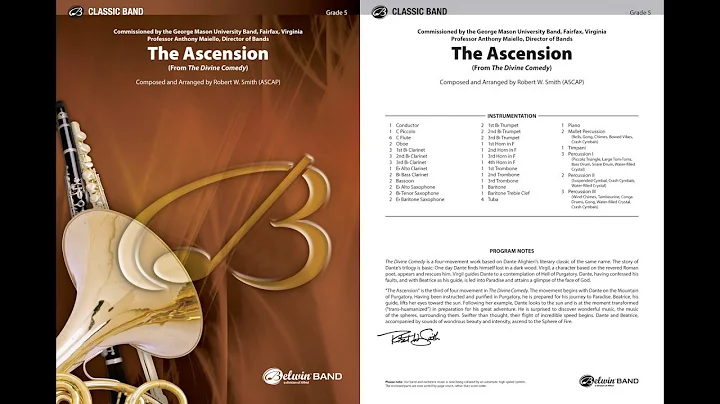 The Ascension, by Robert W. Smith -- Score & Sound