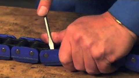 How to replace a block on Renold Klik Top chain