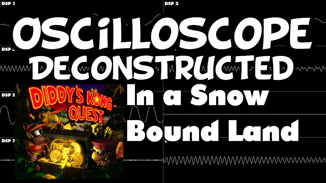 在 YouTube 上觀看「In a Snow Bound Land - Donkey Kong Country 2 - Oscilloscope Deconstruction」