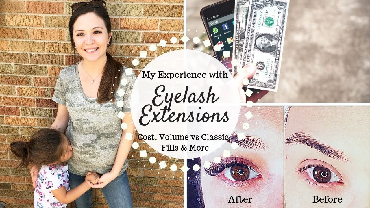 Eyelash Extensions Vlog | Before & After, Costs, Volume vs Classic Lashes |