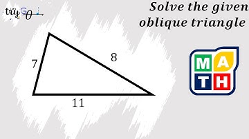 Solving SSS Oblique Triangles_2