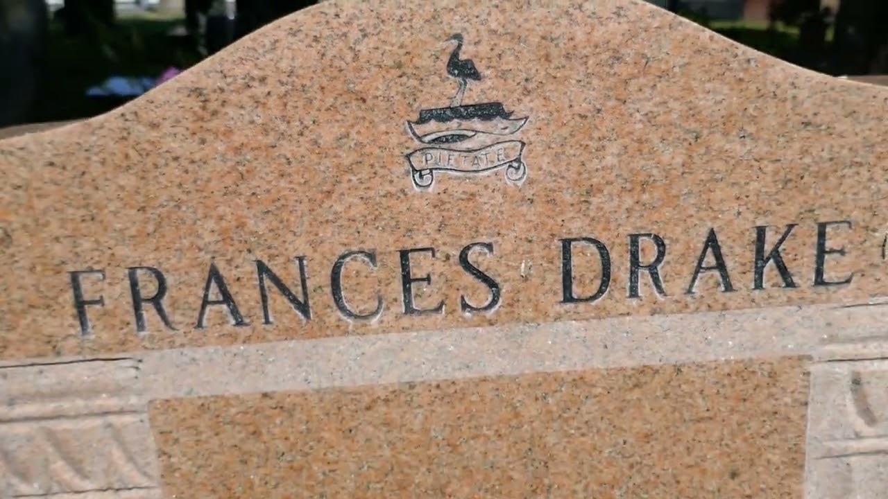 Actress Frances Drake Grave Garden of Legends Hollywood Forever Cemetery LA California June 22, 2023