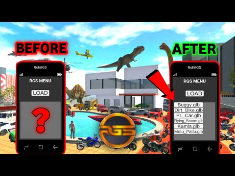 How to LOAD GLB Files in RGS MENU 😱 | Indian Bikes Driving 3D RGS MENU Tutorial